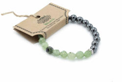 AWM Fazettás Drágakő Karkötő - Mágnes / Jade