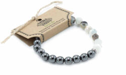 AWM Fazettás Drágakő Karkötő - Mágnes / Hegyi Jade