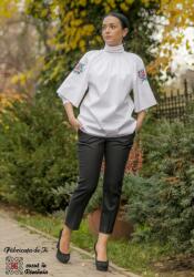 STRAIE Bluza Brodata Din Poplin