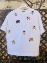 STRAIE Tricou cu mânecă scurtă, cu oițe
