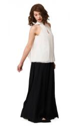 STRAIE Pantaloni Palazzo Din Pânză Topită - straie - 250,00 RON