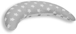 Scamp Félhold Párna - Grey Wite Round Starts