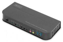 Assmann Assmann-DIGITUS KVM kapcsoló, 2x1 HDMI, HDMI kimenet, USB, 4Kx2K@60Hz - DS-12874 (DS-12874)