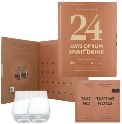  24 Days of Rum - Rum adventi kalendárium + 2 pohár 24x0, 02l