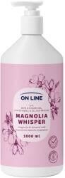 On Line 2 az 1-ben tusfürdő online Magnolia Whisper, 1000 ml, glicerinnel és E-vitaminnal