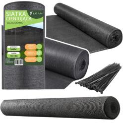 LEAN Árnyékolóháló kerítéshez, 1, 5 m, 10m, 140g/m2, sötétszürke, Lean 25838 (25838)