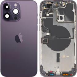 Apple Piese si componente Capac Baterie Apple iPhone 14 Pro Max, Cu Carcasa Mijloc, Mov (Deep Purple), Swap (cap/ai1/mo/sw) - vexio