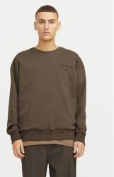 JACK & JONES Férfi pulóver, Jack and Jones, 304370311, Újrahasznosított poliészter/pamut, M INTL, Barna (0000304370311_M)