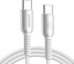 JOYROOM S-A51 töltő- és adatátviteli kábel, 2x USB-C, 60 W, 1, 2 m, szürke (INN-071782)