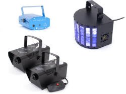  Party Set M3 & - 8211; Füstgép + lézer + fényeffekt