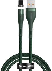 Baseus Кабел Baseus Zinc Magnetic USB Lightning Cable (CALXC-K06), от USB A(м) към магнитен Lightning(м), 1m, 12W, зелен (CALXC-K06 / 48152)