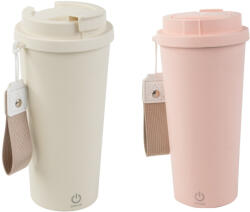  Önkeverő Akkumulátoros Rozsdamentes Acél Bögre - 350 ml