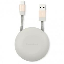 Vonmahlen Кабел Vonmahlen E070P0003, от USB-A(м) към USB-C(м), 1m, розово злато (E070P0003)