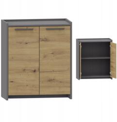  ALTIVO COM 70 2D Kézműves Antracit Komód