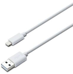 iLuv Кабел iLuv ICB263WHT, от USB-A(м) към Lightning(м), 1m, бял (ICB263WHT)