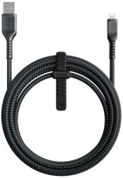 Nomad Кабел Nomad Rugged USB-A to Lightning Cable (NM01A11B00), от USB-A(м) към Lightning(м), 3m, 12W, черен (NM01A11B00)