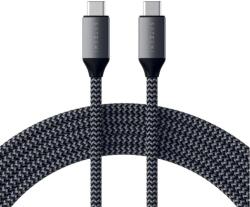Satechi Кабел Satechi ST-TCC2M, от USB-C(м) към USB-C(м), 2m, 100W, черен (ST-TCC2M / 39524)
