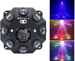  Thunder MX-820 RGB Bee-eye multi fényeffekt +Stroboszkóp +Lézer, (140W) +DMX