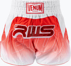 Venum Pantaloni scurți de antrenament pentru bărbați Venum x RWS 2.0 Muay Thai white/red