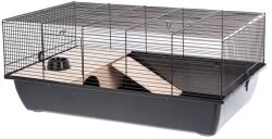  INTER-ZOO Pet Products Cușcă pentru rozătoare Olaf 3 - 78 x 48 x 33 cm NEAGRĂ
