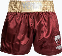 Venum Pantaloni scurți de antrenament pentru bărbați Venum Classic Muay Thai burgundy/gold/white