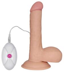 Lovetoy Vibrator Realist Ultra Soft Dude 10 Moduri Vibratii Natural 19 cm Vibrator