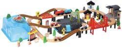 Wooden Compoziția trenului Wooden - 100 piese (TL923002) Figurina