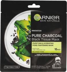 Garnier Skin Naturals Pure Charcoal Black Sheet Mask Black Algae 28 g (0359347) (0359347)