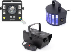  Party Set S1 & - 8211; Füstgép + 2x fényeffekt