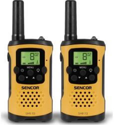 Sencor Twin Walkie-Talkie, rádió adó-vevő, 16 csatorna, 446 MHz-es sáv, 2 db, SMR 113