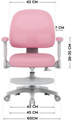 Mark Adler Junior 5.0 Pink swivel chair (MA-JUNIOR 5.0 PINK)