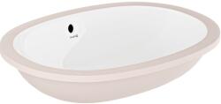 Kludi Resa mosdótál 50x36 cm ovális alulról beépíthető fehér fényes 59W0343 (59W0343)
