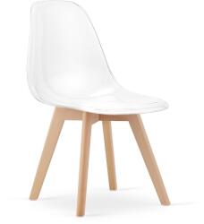  Átlátszó KITO szék bükkfa lábakkal