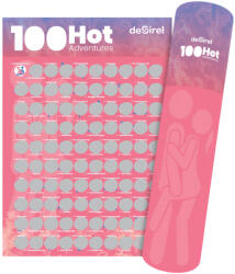 Desirel - poster răzuitor cu 100 de poziții sexuale, joc de societate (în engleză) (5999576180702) Vibrator