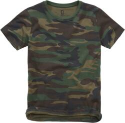 Brandit rövid ujjú gyerek póló, woodland