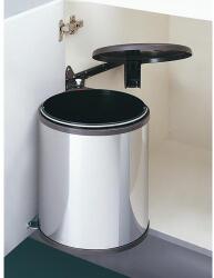 Hailo 3740-10 INOX beépíthető kerek szemetes, BigBox Swing 40.1/20, 20 L (3740)