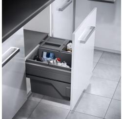 Hailo 3610-851 beépíthető kihúzható szemetes, 60-as szekrénybe, 54 literes 3 szelektív (3610)