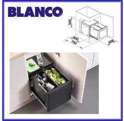 BLANCO BOTTON PRO 45/2 szemetes (automata) (4539)