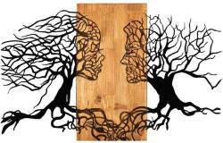 Wallity Fa-fém fali dekoráció 92x58 cm Tutku - Wallity