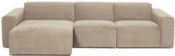 Scandic Sting bézs kordbársony sarokkanapé, bal oldali - Scandic