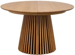House Nordic Kerek bővíthető étkezőasztal tölgyfa dekoros asztallappal ø 120 cm Osaka - House Nordic
