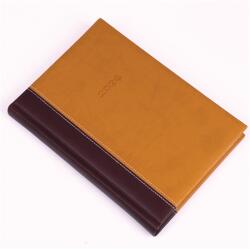 Realsystem Határidőnapló 2026 A/5 napi REAL Linett barna-mustár (5321-32)