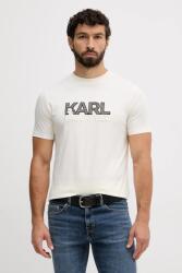 Karl Lagerfeld t-shirt - bézs XXL - answear - 28 990 Ft