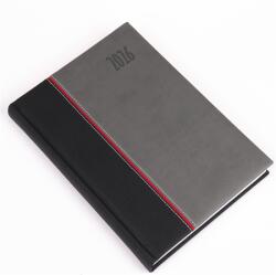 Realsystem Határidőnapló 2026 A/5 napi REAL Kensington szürke (5321-71)