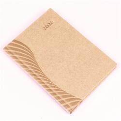 Realsystem Határidőnapló 2026 A/5 napi REAL Amigo barna (5321-56)