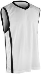 SPIRO Férfi gyors szárítású kosárlabda tank top fehér|fekete