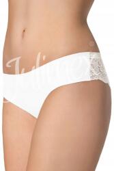 Julimex Bugyi Tanga, Size XL, fehér, csipkés