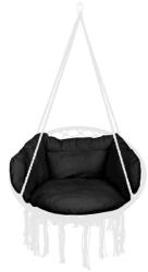  Függőszék Párna 56x63x36 cm - Fekete