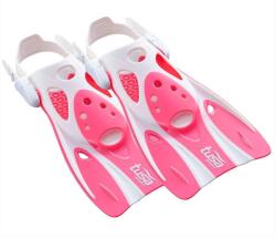 TUSA Sportstrap snorkel uszony NAGY fehér|rózsaszín