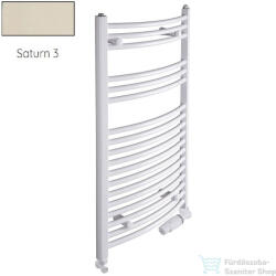 Radeco ADAMO AD1-400/L 490x450 törölközőszárítós radiátor, SATURN 3 (matt bézs) színben (Radeco_ADAMO_AD1_400_L_SATURN3)